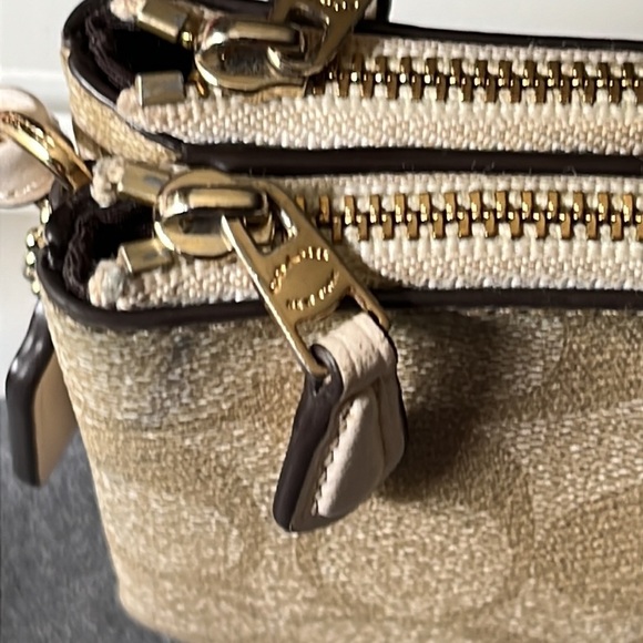 Coach Tan Wristlet Clutch - Picture 7 of 14